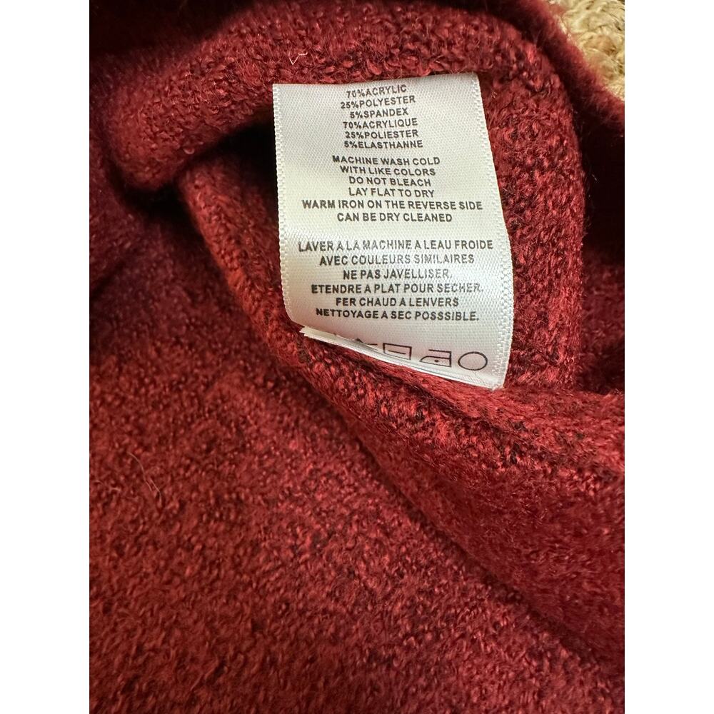 Vigoss Maroon Ruffle Sweater - Picture 7 of 9